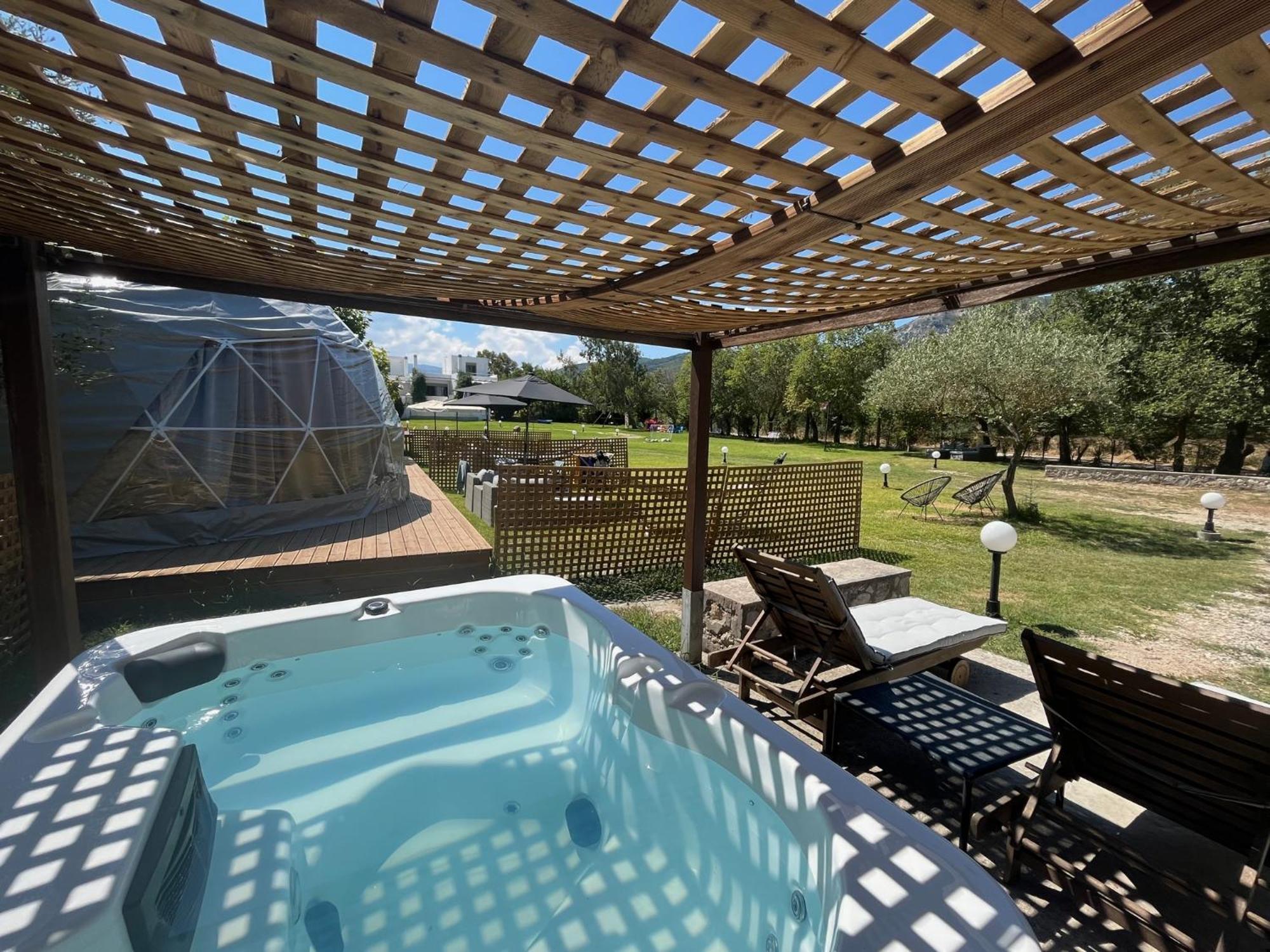 Manna Gea Glamping Domes Vonitsa Exterior foto